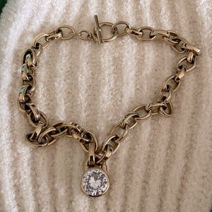 Michael Kors Statement Necklace with Diamond pendant